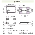 MERCURY晶振,MERCURY時鐘振蕩器,HA32晶振
